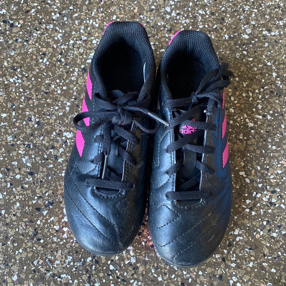 Adidas soccer shoes, size 13 little girl
